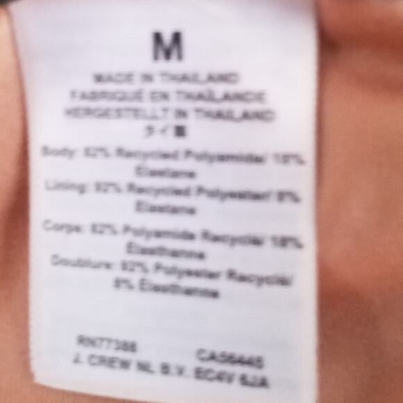 J Crew Heritage 1989 High-Leg Bikini Bottom Green Sz M NWT - Picture 5 of 6